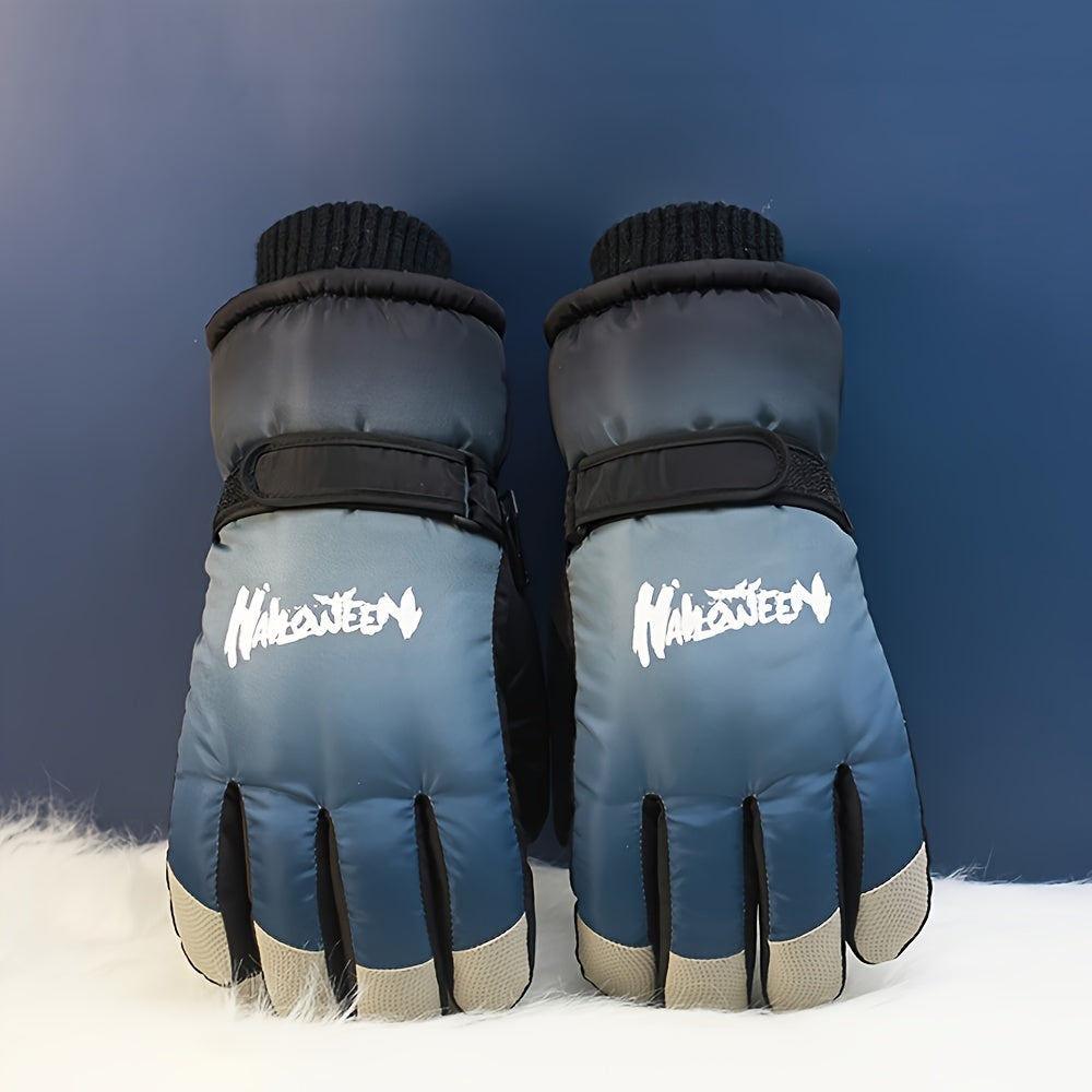 Waterproof Winter Snowboard Gloves - 1 Pair
