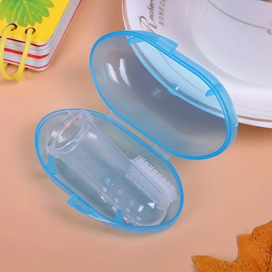 3pcs Silicone Pet Finger Toothbrush Dog Cat Teeth Cleaning Brush