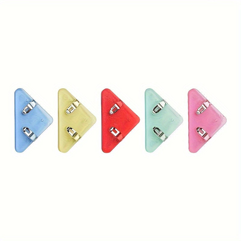 Transparent Triangular Paper Clip for Exams and Documents