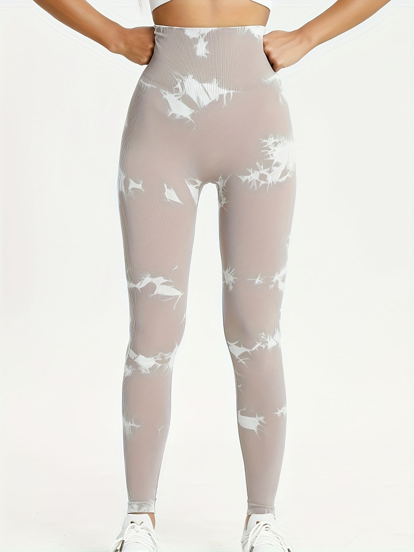 Tie Dye High Waist Yoga Leggings Tummy Control Slimming Pants
