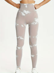 Tie Dye High Waist Yoga Leggings Tummy Control Slimming Pants