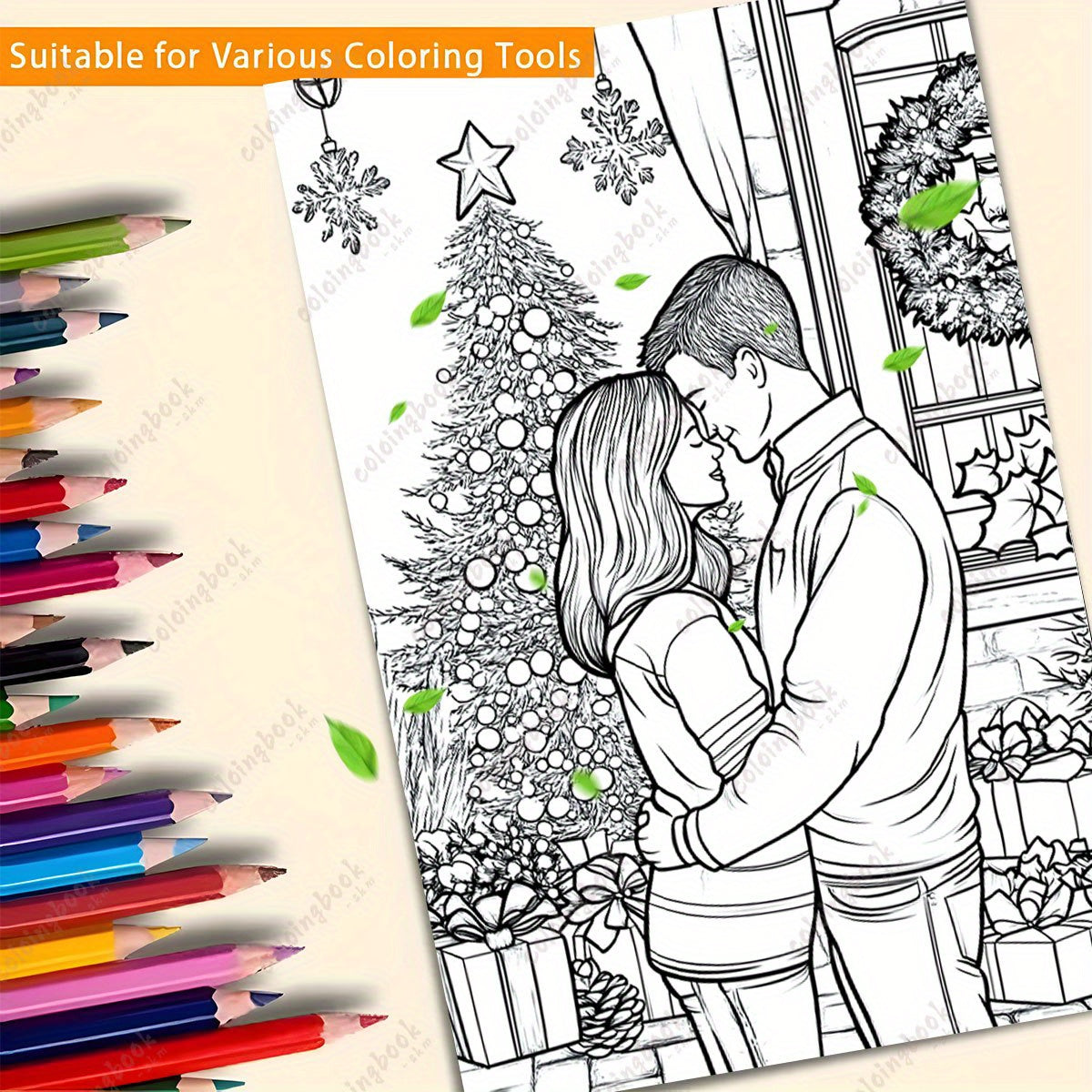 HUGGE & HUE Drawing Coloring Book for Adults