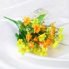 Simulation Daisy Artificial Flower Real Touch Arrangement Room Decoration