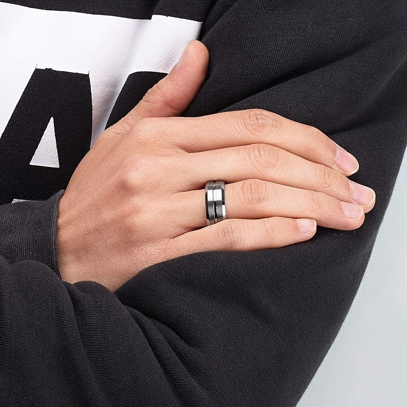 Men's Stainless Steel Street Style Ring