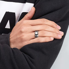 Men's Stainless Steel Street Style Ring