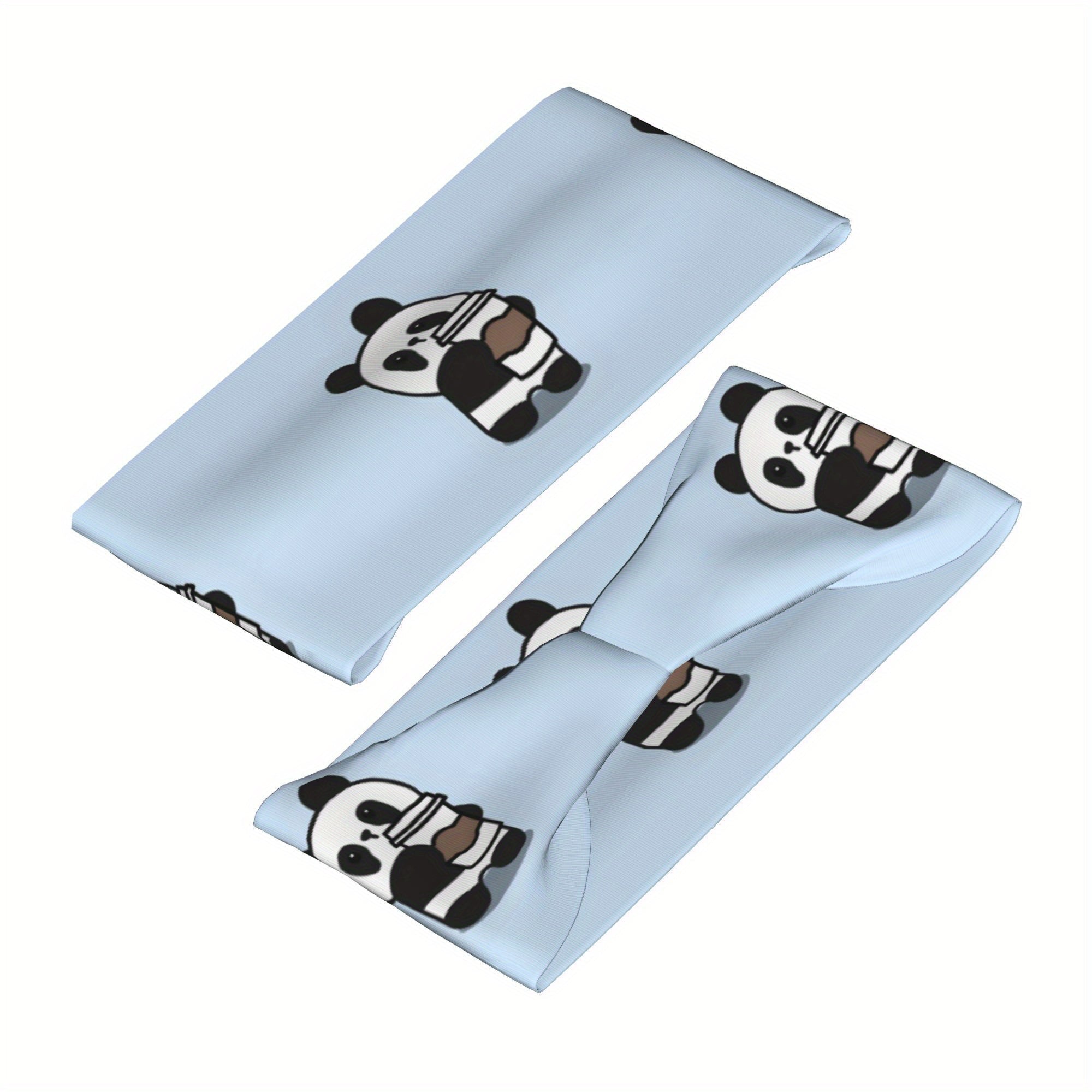 Panda Sports Headband Sweat Wicking Stretchy & Breathable Polyester