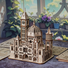 3D Wooden Castle Puzzle Kit Architecture Gift Thanksgiving Christmas