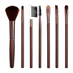 7pcs Portable Makeup Brush Set for Women - Ideal Gift for Her