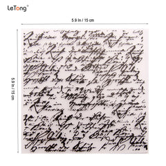 Embossing Folder Transparent Plastic Plate for Paper Card Decoration