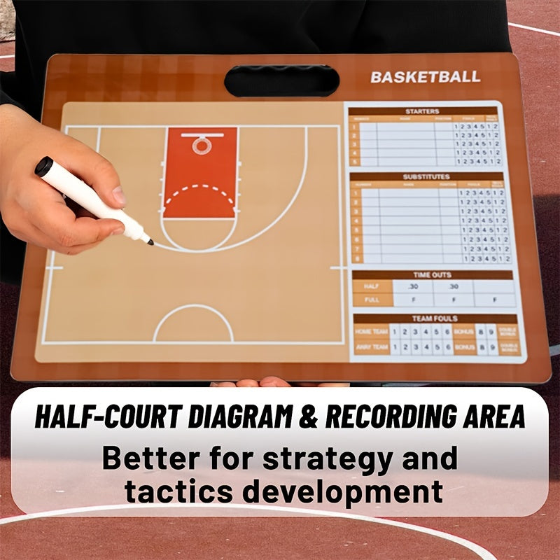 Basketball Coach Clipboard Dry Erase Double Sided