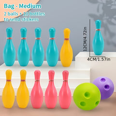 Mini Bowling Toy Interactive Leisure Indoor And Outdoor Sports Games