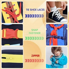Montessori Teaching Aids Carrying Bag Busy Board Storage