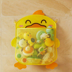 Water Play Toy Storage Bag Suction Cup Wall Organizer