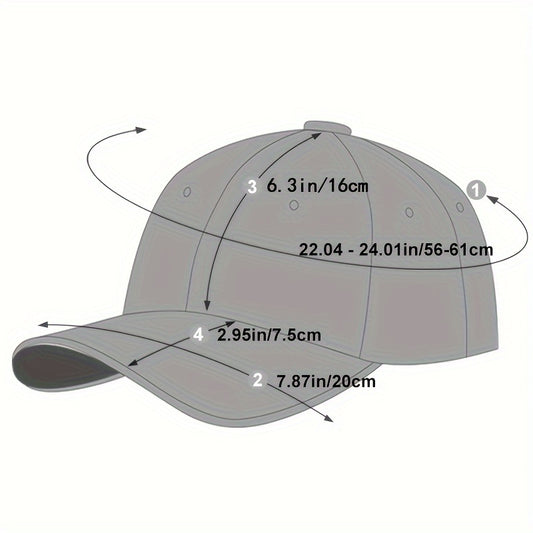 Men's Happy Face Trucker Hat Baseball Cap Adjustable Sun Hat