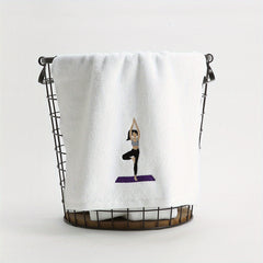Soft Sweat Absorbent Sports Towel for Fitness Running 35x109cm