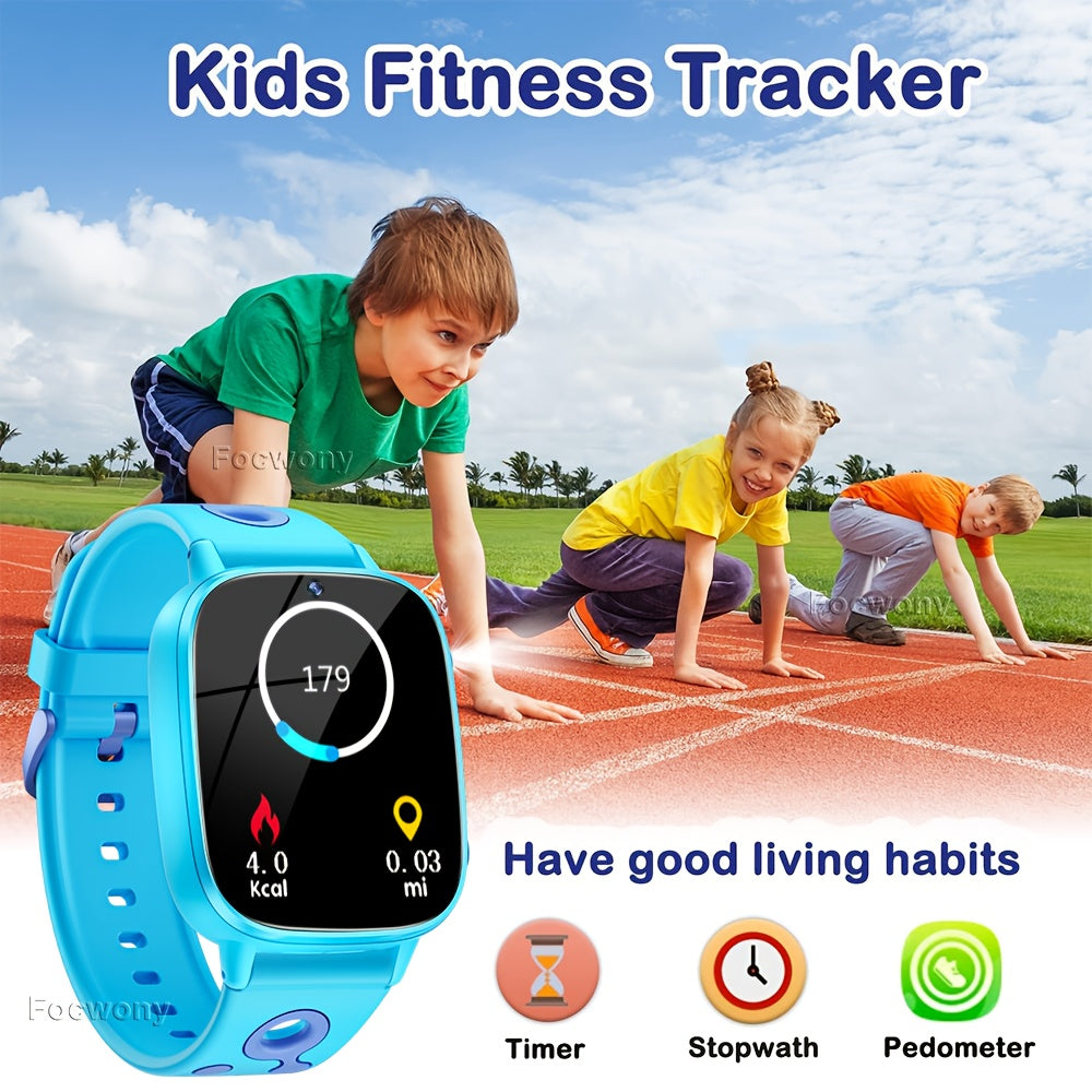 Focwony Kids Smart Watch with 26 Games Camera Music Player Pedometer