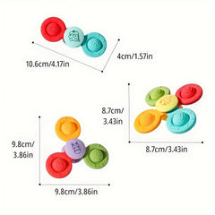 Cartoon Animal Silicone Spinner Toy - Educational Learning Tool