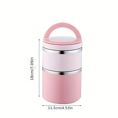 Portable Stainless Steel Music Insulated Lunch Box for Teenagers