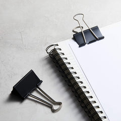 10pcs Assorted Sizes Binder Clips for Office Home School Organization