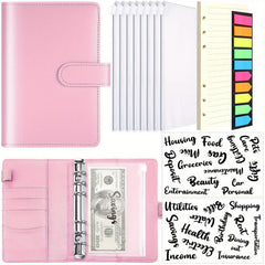A6 Loose leaf Book Macaron Hand Account Book Cash Budget 6 Holes