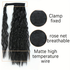 Kinky Curly Ponytail Extensions Synthetic Hair Piece