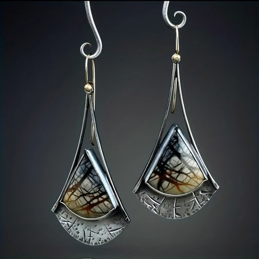 Glass Pendant Earrings Men's Casual Jewelry Accessories