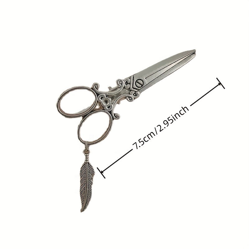 Scissors Shape Hair Clips Metal Hair Clip Side Clip Punk Style