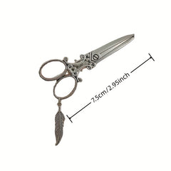 Scissors Shape Hair Clips Metal Hair Clip Side Clip Punk Style