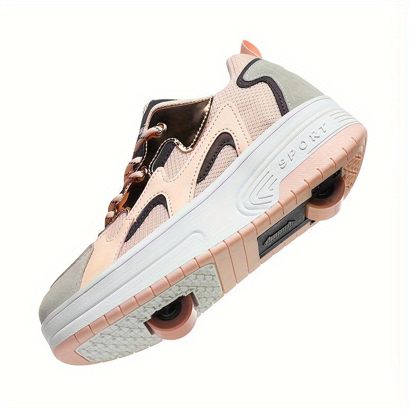 Women's Heel Roller Skate Sneakers with Wheels