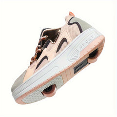 Women's Heel Roller Skate Sneakers with Wheels