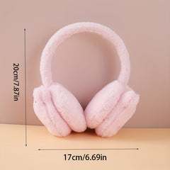 Frog Earmuffs for Winter Plush Ear Covers Knitted Hand Wash Ear Warm