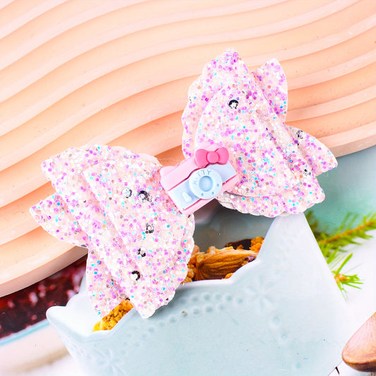 Large Bow Hair Clip Cute Hairpin for Baby Girls Party
