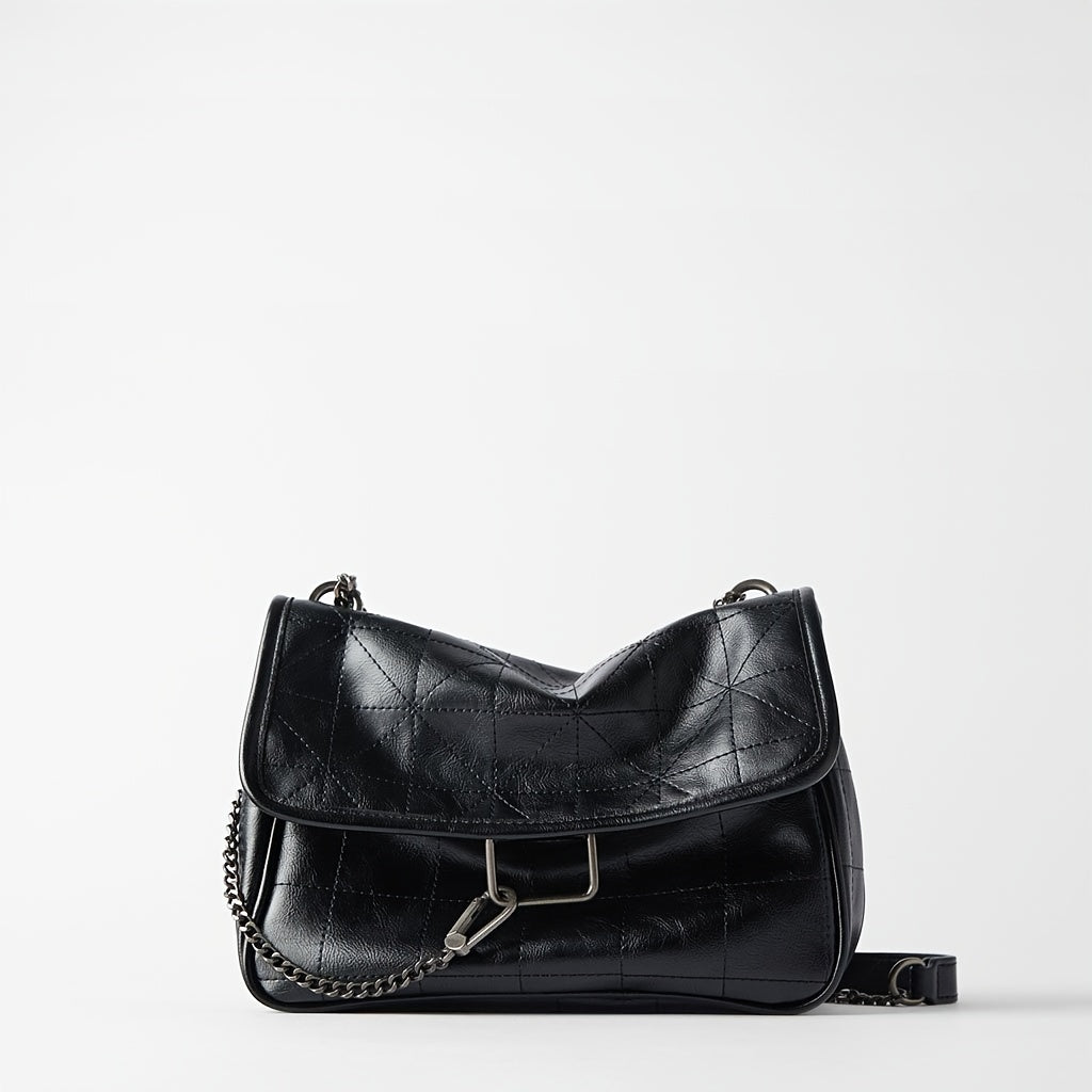 Niche Shoulder Bag Argyle Pattern Flap Chain Bag All Match Crossbody Bag
