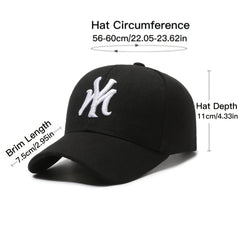 Gothic Letter Embroidered Baseball Cap Hip Hop Dad Hat Adjustable Sports Sun Hat
