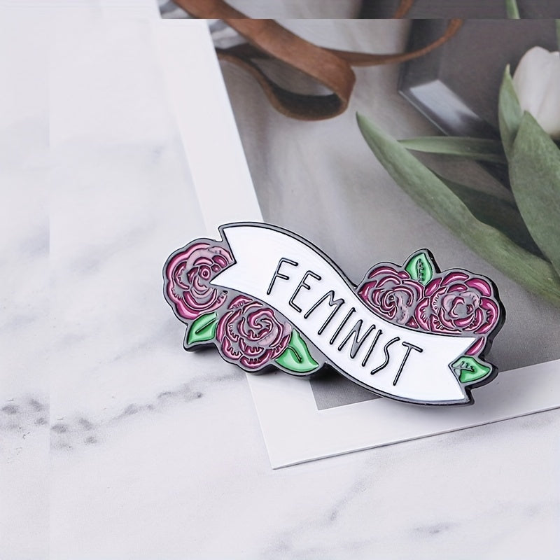 3pcs Rose Ribbon Brooch Animal Alloy Accessories For Men
