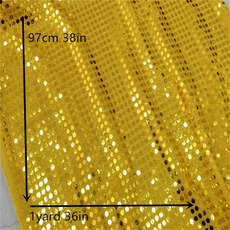 3yards Wedding Background Mesh Gauze Curtain with Sparkling Bead Fabric
