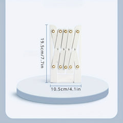 1pc Retractable Book Standing Desktop Book Storage Folding Bookshelf
