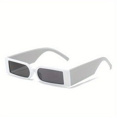 Rectangular Small Frame Sunglasses With Case