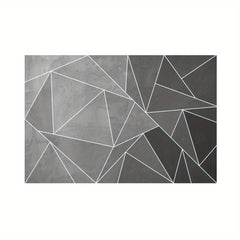 Non Slip Geometric Kitchen Floor Mat Soft and Durable Rug