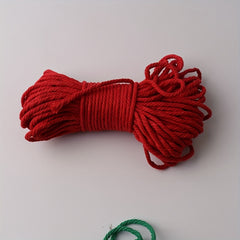 3pc Macrame Cord Christmas Decor Cotton Threads DIY Christmas Tree Ornaments