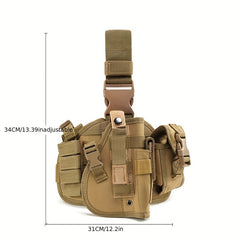 Tactical Leg Rig with MOLLE Pouches