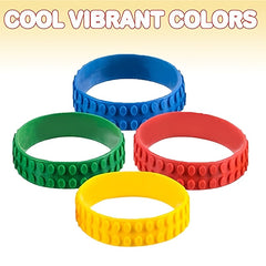 30pcs Colorful Elastic Rubber Silicone Wristbands Gift Bag Filling