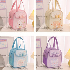 Large Capacity Portable Insulated Lunch Bag for School Work Picnic