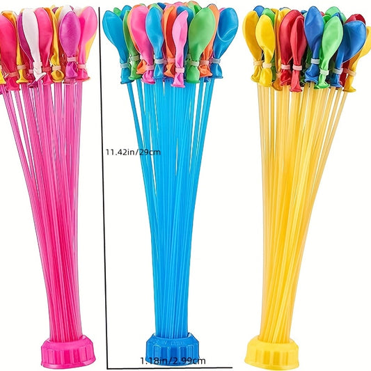 3pcs Quick Injection Water Balloons for Pools & Outdoor Fun