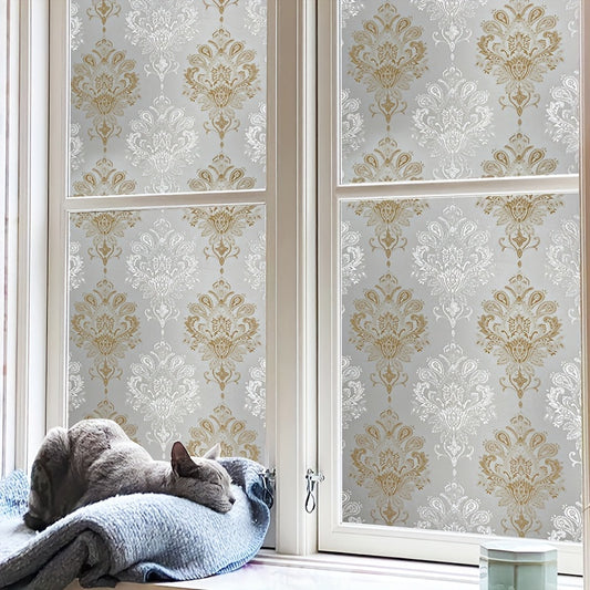European Style Glass Window Film Blackout Privacy Protection Sticker