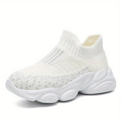 Girls Woven Mesh Sneakers Soft Soled Ultra-light