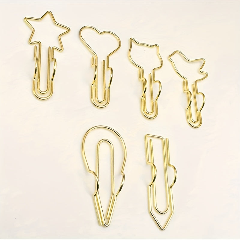 Metal Pen Clips Variety Set Office Accessory Paper Clip Stationery Tool