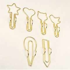 Metal Pen Clips Variety Set Office Accessory Paper Clip Stationery Tool