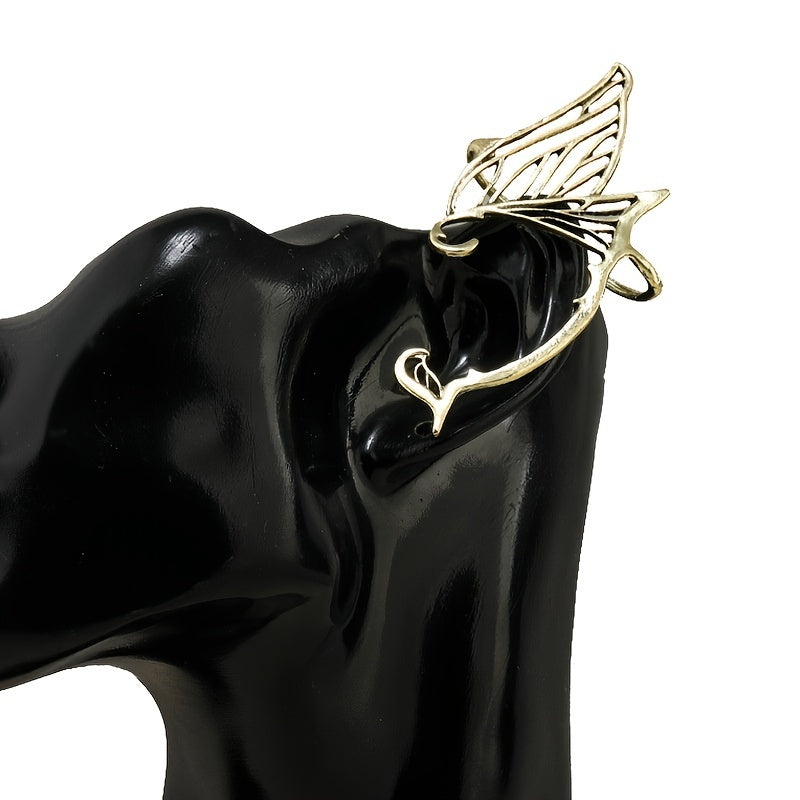 Metal 3D Cat Ear Fairy Ear Clip