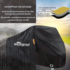 Waterproof Bike Cover - 1 Bike 210t Oxford Fabric Storage Bag